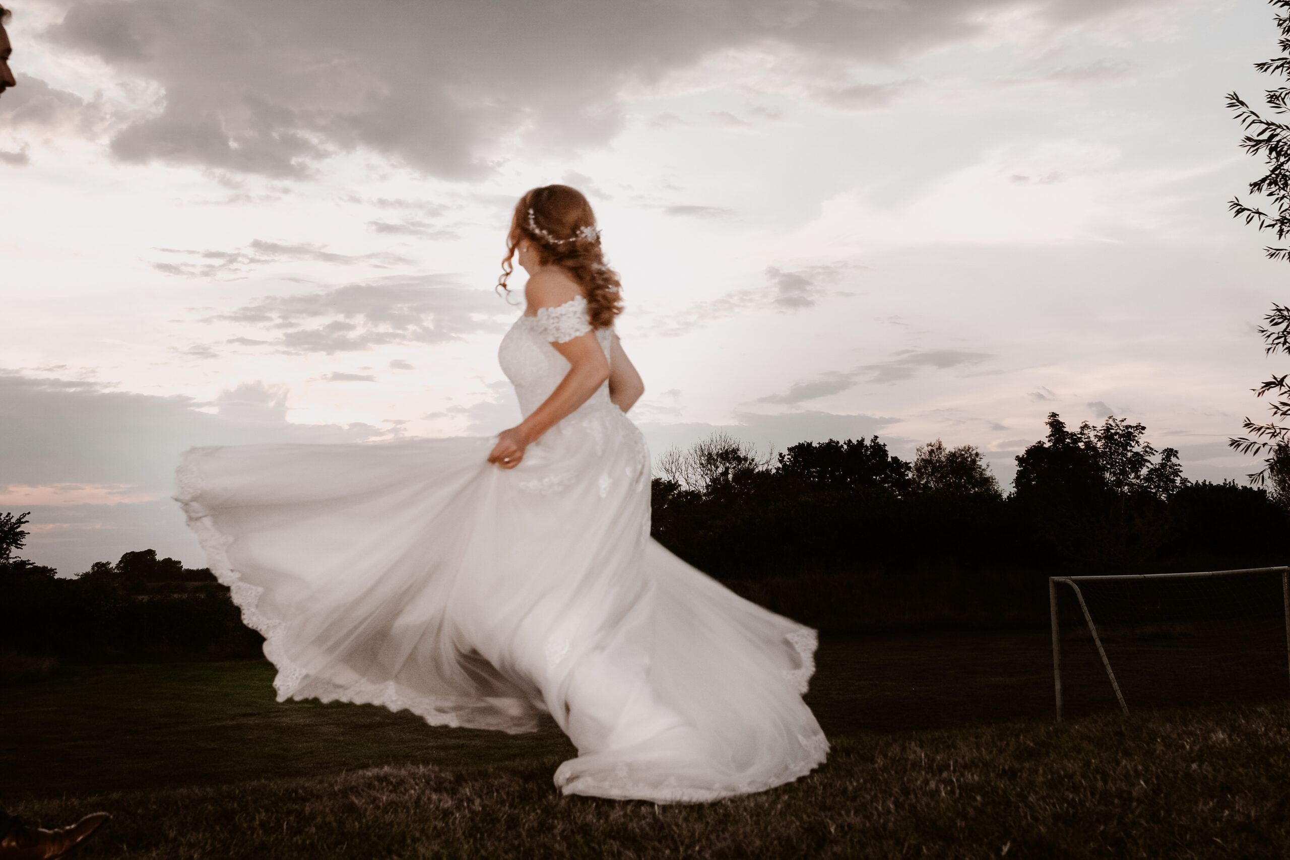 Sunset Wedding Photography at Wootton Park