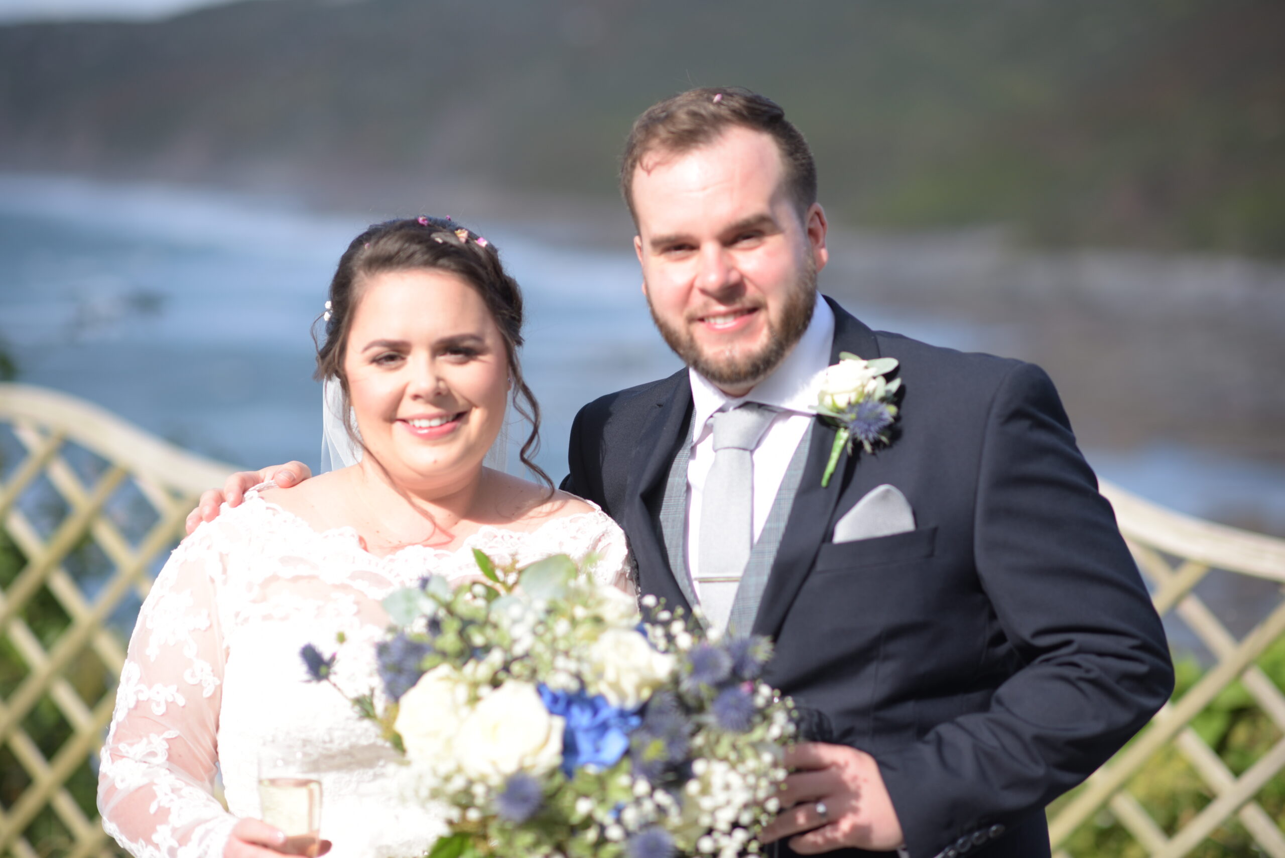 Wedding Photography in the grounds at Polhawn Fort Rame Head, Torpoint PL10 1LL