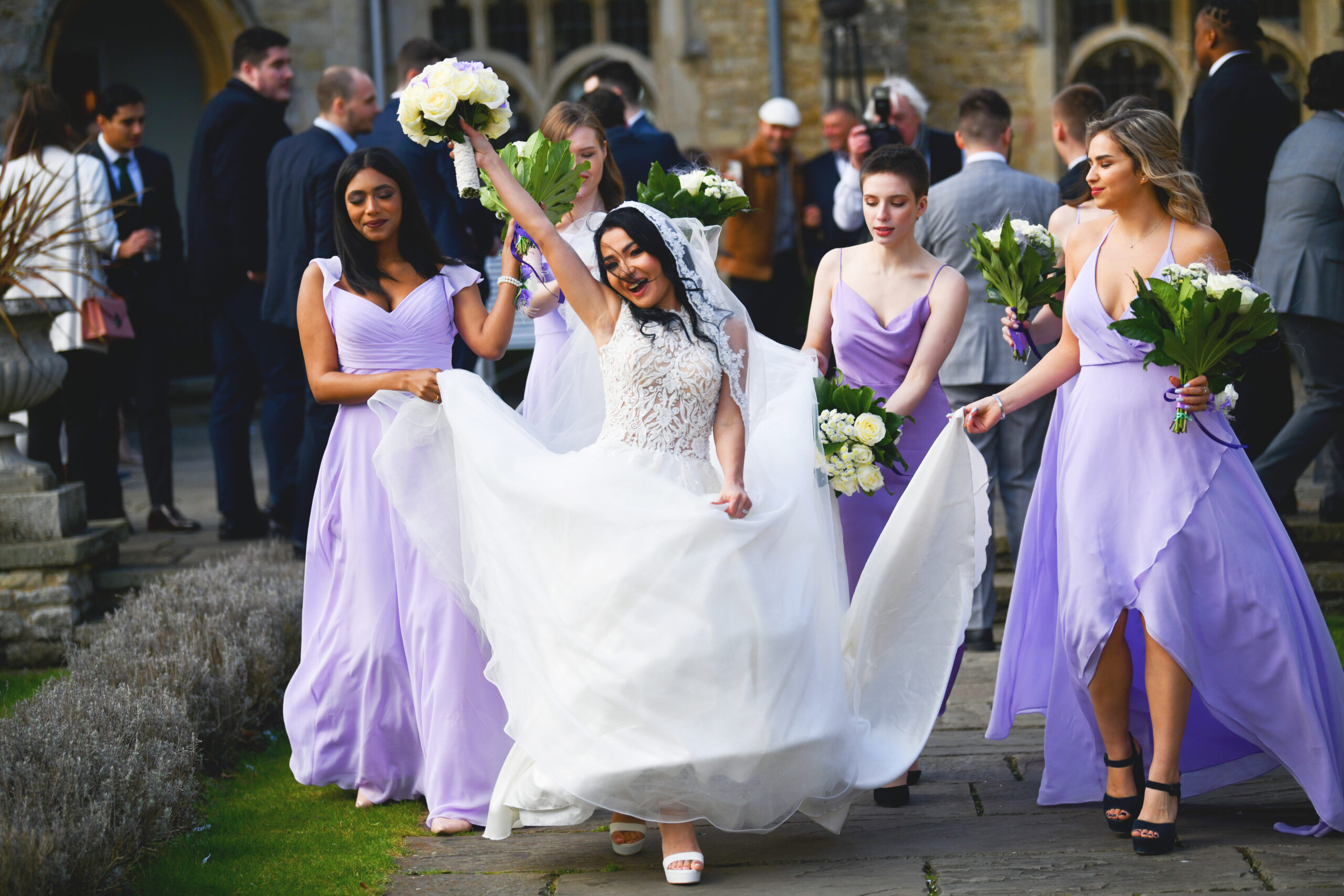 Recommended wedding photographer Notley abbey