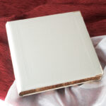 Ivory Handmade Leather Wedding Album