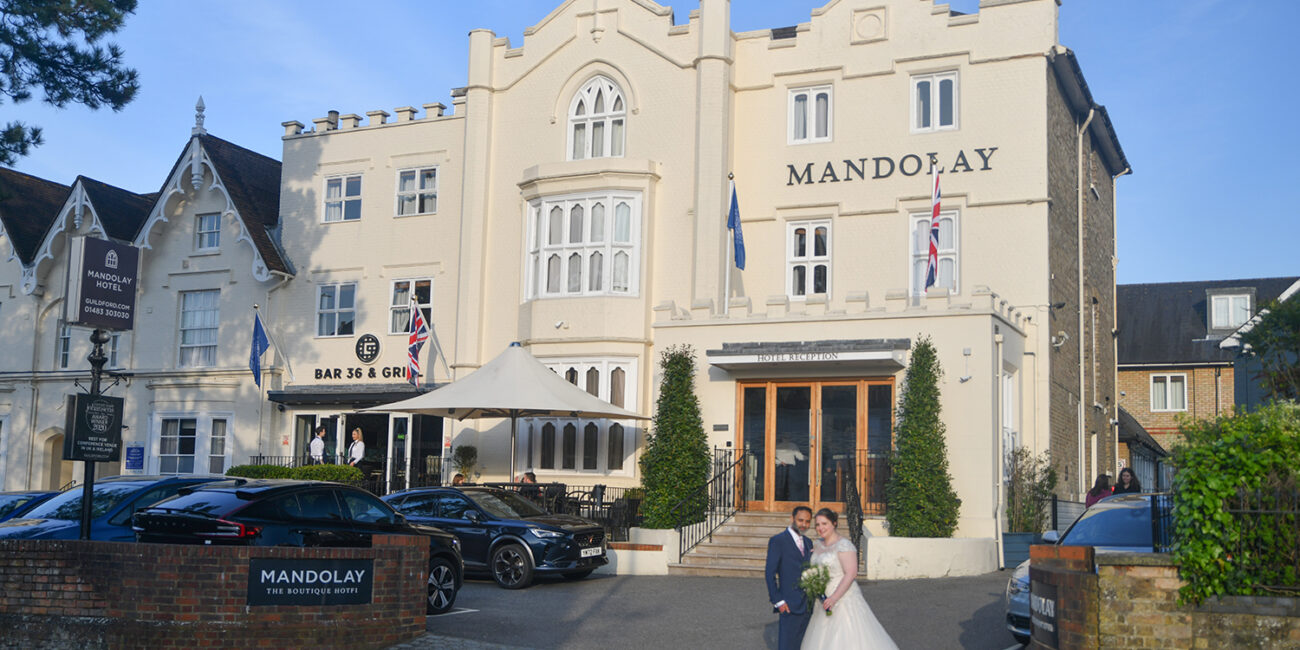 Wedding Photographer The Mandolay Hotel Guildford