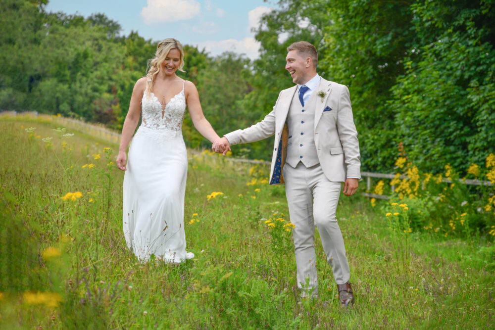 Wedding Photography in the grounds at Highden Estate